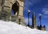 Prominent Jewish groups are set to host a rally on Parliament Hill this afternoon in solidarity with Israel. The Peace Tower is pictured on Parliament Hill in Ottawa Tuesday, March 9, 2021. THE CANADIAN PRESS/Sean Kilpatrick