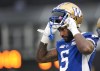 The Winnipeg Blue Bombers have signed star defensive lineman Willie Jefferson to a one-year contract extension, the team announced on Monday. Jefferson (5) watches during practice ahead of the 110th CFL Grey Cup against the Montreal Alouettes in Hamilton, Ont., Friday, Nov. 17, 2023. THE CANADIAN PRESS/Nathan Denette