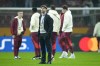Manchester United's head coach Erik ten Hag stands on the pitch prior to the Champions League group A soccer match between Galatasaray and Manchester United in Istanbul, Turkey, Wednesday, Nov. 29, 2023. (AP Photo/Francisco Seco)