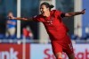 Canada's Christine Sinclair celebrates a goal against St. Kitt's, becoming the world's all-time international goal-scoring record, during Concacaf Women's Olympic Qualifying Championship soccer action in Edinburg, Texas, on Wednesday, January 29, 2020. THE CANADIAN PRESS/HO - Canada Soccer by Mexsport **MANDATORY CREDIT**