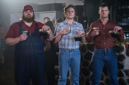 K. Trevor Wilson, left to right, Nathan Dales and Jared Keeso of 