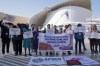 Activists demonstrate at the COP28 U.N. Climate Summit, Wednesday, Dec. 6, 2023, in Dubai, United Arab Emirates. TGE CANADIAN PRESS/AP-Kamran Jebreili