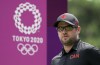 Canadian golfer Corey Conners, from Listowel, Ont. waits to hit off the tee on the seventh hole at the Kasumigaseki Country Club during the first day of play at the Tokyo Summer Olympic Games, in Kawagoe, Japan, Thursday, July 29, 2021. THE CANADIAN PRESS/Adrian Wyld