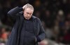 Nottingham Forest manager Steve Cooper gestures, during the English Premier League soccer match between Fulham and Nottingham Forest at Craven Cottage, in London, Wednesday, Dec. 6, 2023. (Zac Goodwin/PA via AP)