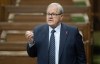 Federal Agriculture Minister Lawrence MacAulay rises during Question Period, Friday, December 1, 2023 in Ottawa. MacAulay and the Quebec agriculture minister are calling on all members of the food industry to sign on to the grocery code of conduct.THE CANADIAN PRESS/Adrian Wyld