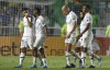 FILE - Players of Brazil's Santos leave the field at halftime of a Copa Sudamericana soccer match against Argentina's Banfield in Banfield, Argentina, April 5, 2022. Santos was relegated Wednesday, Dec. 6, 2023, for the first time in the Brazilian league.The historic black and white club of the Vila Belmiro Stadium that once marveled fans worldwide is now in debt, politically divided, searching for new heroes and gloomy about its future with less money in the second division as Brazil's soccer becomes increasingly more competitive and expensive. (AP Photo/Gustavo Garello, File)