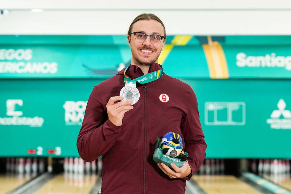 Mitch Hupé is now a two-time silver medallist at the Pan American Games. (Candice Ward / Canadian Olympic Committee)
