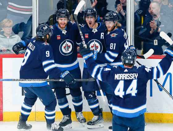 The Winnipeg Jets have won four straight games, are 10-2-2 in the past 14 and are just two points out of first place in the Central Division. (John Woods / The Canadian Press files)
