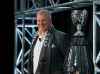 CFL Commissioner Randy Ambrosie delivers his annual state of the league address at a media conference in Hamilton, Ont. on Tuesday, November 14, 2023. THE CANADIAN PRESS/Peter Power