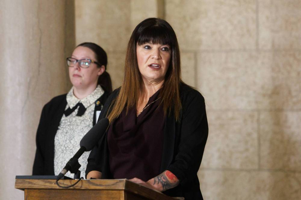 MIKE DEAL / WINNIPEG FREE PRESS FILES
“We know that a supervised consumption site is needed. We’ve heard that resoundingly and that’s a priority for our government,” said Housing, Addictions and Homelessness Minister Bernadette Smith.