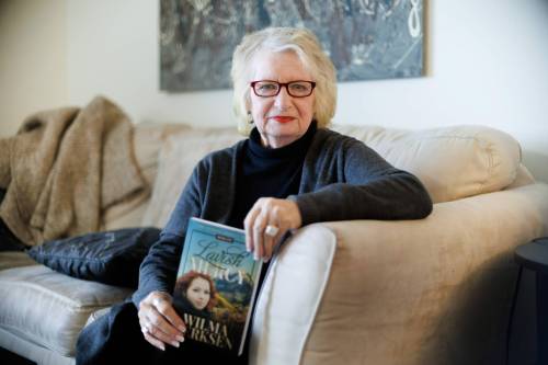 MIKE DEAL / WINNIPEG FREE PRESS Wilma Derksen, who’s daughter Candace was murdered in 1984, has published a romance novel — a first for the long-time author who has penned several memoirs, self-help and fiction books. See Eva Wasney story 231130 - Thursday, November 30, 2023.