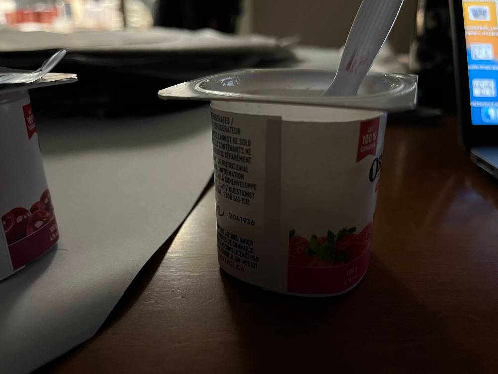 Russell Wangersky / Winnipeg Free Press
The yogurt of memories.