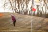 MIKAELA MACKENZIE / WINNIPEG FREE PRESS
                                Deb Peters golfs at the Southside Golf Course, which is open in December for the first time ever due to the unusually mild weather, on Thursday, Dec. 7, 2023. Winnipeg Free Press 2023