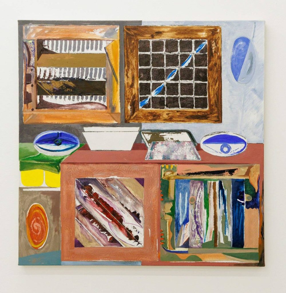 Oil on linen painting Dream Kitchen by Craig Love is one piece of art on display.