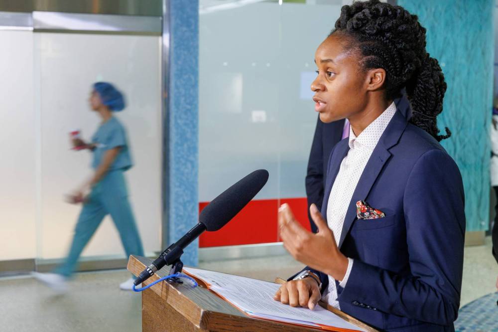 MIKE DEAL / FREE PRESS FILES
Health Minister Uzoma Asagwara denounced the task force as a costly and opaque experiment by the former Progressive Conservative government that accomplished very little.