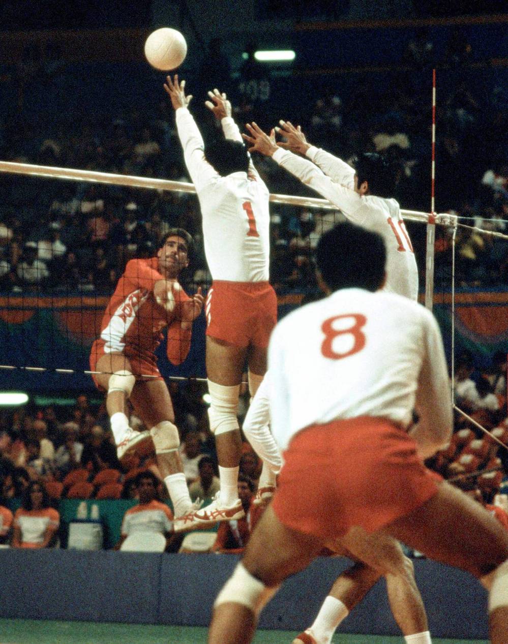 SCOTT GRANT / COC / THE CANADIAN PRESS FILES John Barrett (left) helped to revolutionize volleyball by inventing and bringing the jump spin serve to prominence in the 1980s.