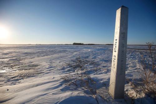 John Woods / The Canadian Press files
                                RCMP say four males were caught attempting to cross the international border from the United States into Canada near Emerson.