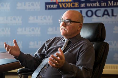 MIKAELA MACKENZIE / FREE PRESS FILES
                                Jeff Traeger, president of UFCW Canada Local 832, which represents workers at local grocery stores, is the new board chair