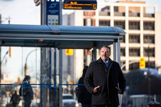 Robert Chrismas, leader of Winnipeg's incoming transit security force. (Mikaela MacKenzie / Winnipeg Free Press)