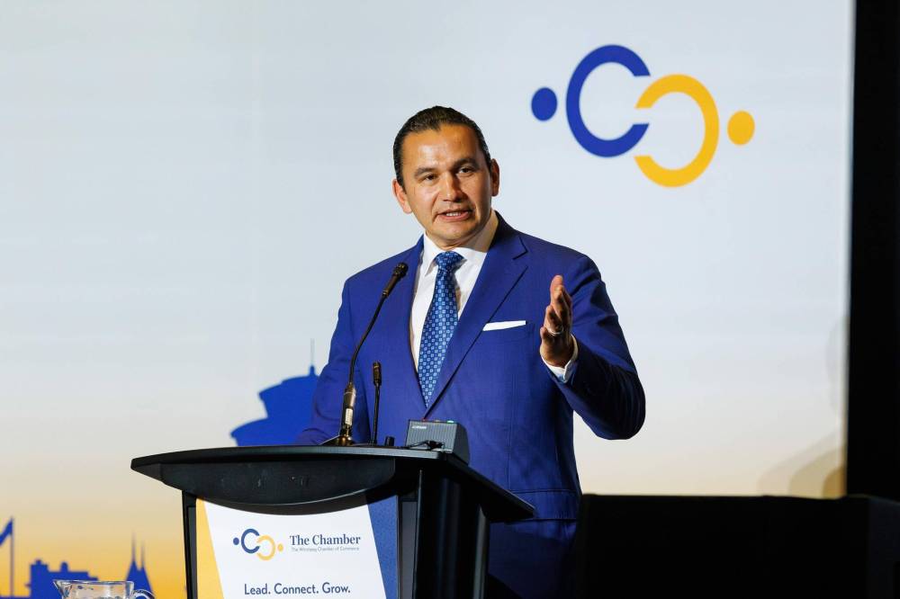 MIKE DEAL / FREE PRESS FILES
On Wednesday Premier Wab Kinew repeated a line he uses quite often: when facing a fiscal hole, the first job of government is to stop digging.