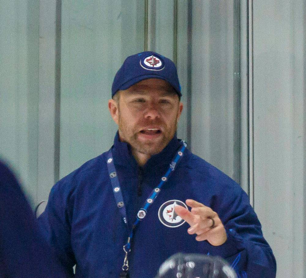 MIKE DEAL / FREE PRESS FILES
Winnipeg Jets assistant coach Marty Johnston