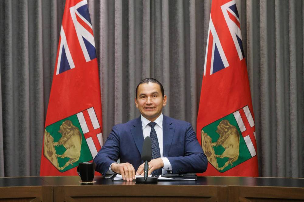 MIKE DEAL / WINNIPEG FREE PRESS FILES
Premier Wab Kinew says lifting the pause on new gambling facilities is part of his government’s “economic reconciliation” strategy.