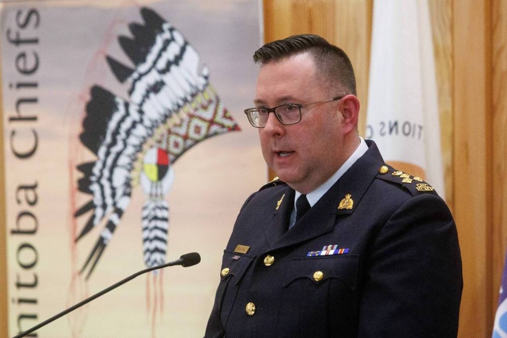 MIKE DEAL / WINNIPEG FREE PRESS
                                Indigenous women and girls continue to be over-represented in homicide statistics, said assistant commissioner Rob Hill, commanding officer of the Manitoba RCMP.