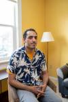 BROOK JONES / WINNIPEG FREE PRESS
                                Reaching Out Winnipeg (ROW) has helped Esmail, 35, find an apartment and a job, and connected them with the LGBTTQ+ community.