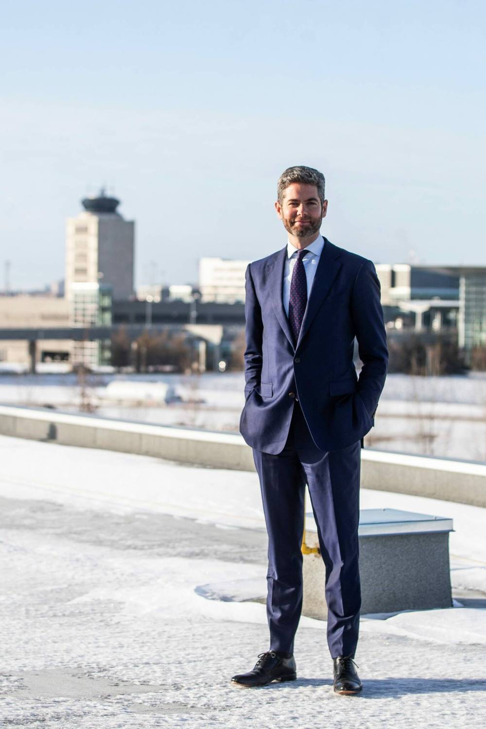 Nick Hays, the Winnipeg Airports Authority’s CEO, said the airport is ‘fundamentally at capacity’ when it comes to handling cargo, which makes up about five per cent of the airport’s annual revenue. (Mikaela MacKenzie / Winnipeg Free Press)