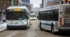 MIKE DEAL / WINNIPEG FREE PRESS A Winnipeg Transit bus drives along Graham Avenue Thursday afternoon. 230126 - Thursday, January 26, 2023.