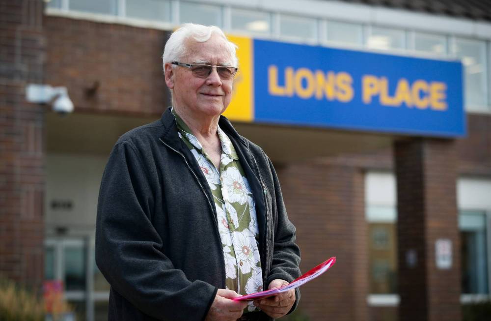 JOHN WOODS / WINNIPEG FREE PRESS FILES
Gerry Brown, the building tenant who chaired the Lions Place residents’ seniors action committee.