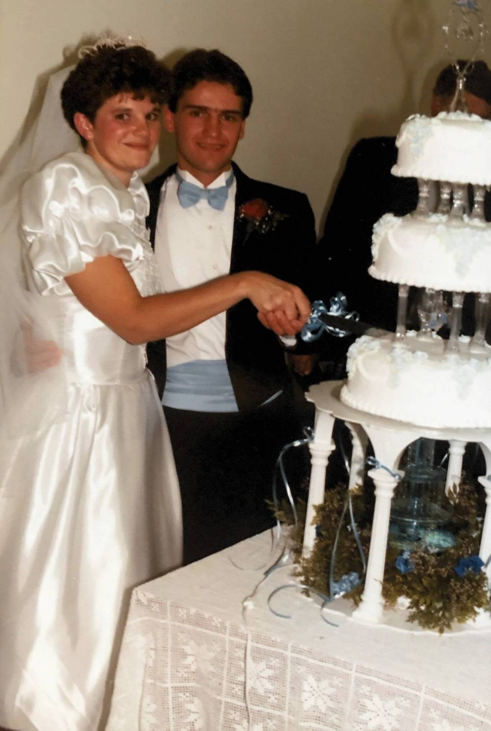 Supplied
Crystal and Daren on their 1987 wedding day