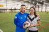 BROOK JONES / WINIPEG FREE PRESS
                                Macro Bustos (left) and his sister Melissa Bustos are Winnipeggers making a living playing professional soccer in Sweden and Chile respectively