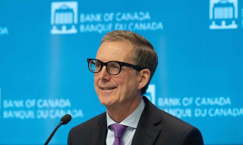 Bank of Canada Governor Tiff Macklem smiles during a news conference following an interest rate announcement, Wednesday, October 25, 2023 in Ottawa. Macklem will give a speech in Toronto on Friday. The central bank kept its key interest rate target on hold at five per cent earlier this month, but cautioned that it is still concerned about risks to the outlook for inflation and remains prepared to raise rates if needed. THE CANADIAN PRESS/Adrian Wyld