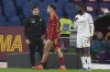 Roma's Paulo Dybala leaves the pitch after injuring during the Series A soccer match between Roma and Fiorentina at the Rome's Olympic stadium, Sunday, Dec. 10, 2023. (AP Photo/Gregorio Borgia)