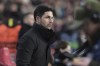 Arsenal's manager Mikel Arteta is seen before the Champions League, Group B soccer match between PSV Eindhoven and Arsenal, at Philips stadium in Eindhoven, Netherlands, Tuesday, Dec. 12, 2023. (AP Photo/Patrick Post)