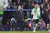 Crystal Palace's head coach Roy Hodgson, centre, during the Premier League soccer match between Crystal Palace and Liverpool at Selhurst Park, in London, England, Saturday, Dec. 9, 2023. (AP Photo/Kin Cheung)