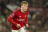 Manchester United's Rasmus Hojlund runs during the English Premier League soccer match between Manchester United and Chelsea at Old Trafford stadium in Manchester, England, Wednesday, Dec. 6, 2023. (AP Photo/Dave Thompson)