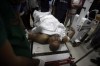 Al Jazeera correspondent Wael Dahdouh is treated at Nasser hospital after being wounded in an Israeli strike in Khan Younis refugee camp, southern Gaza Strip, Friday, Dec. 15, 2023. (AP Photo/Mohammed Dahman)