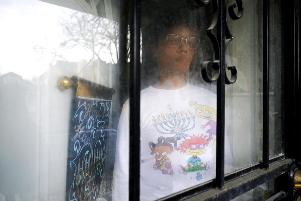 Cydney Wallace poses for a photo in Chicago, Tuesday, Nov. 28, 2023. Cydney Wallace is a Black Jewish woman who recently went on a trip to Israel and the West Bank through a trip called