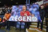 Luton Town fans hold up a banner of support for Tom Lockyer during the English Premier League soccer match between Luton Town and Newcastle United at Kenilworth Road, Luton, England, Saturday, Dec. 23, 2023. (Nick Potts/PA via AP)
