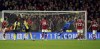 Bournemouth's Dominic Solanke, third left, scores their side's second goal of the game during the Premier League match between AFC Bournemouth and Nottingham Forest at the City Ground, Nottingham, England, Saturday Dec. 23, 2023. (Martin Rickett/PA via AP)