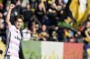 Juventus' Kenan Yildiz celebrates after scoring his sides opening goal during a Serie A soccer match between Frosinone and Juventus, at Benito Stirpe Stadium, in Frosinone, Italy, Saturday, Dec. 23, 2023. (Alfredo Falcone/LaPresse via AP)