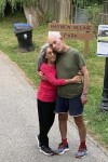 In this undated photo released by Iris Weinstein Haggai, Judih Weinstein and Gadi Hagi hold each other as they pose for a photo in Toronto. THE CANADIAN PRESS/AP-Iris Weinstein Haggai via AP