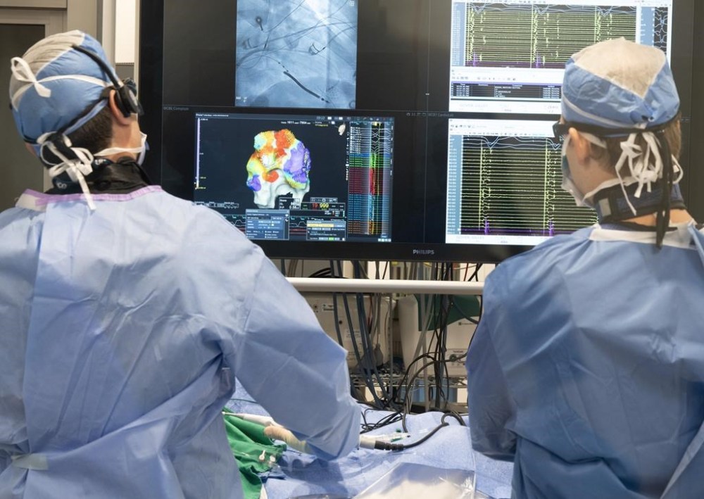 The rise of new technologies has thrust artificial intelligence into the spotlight throughout 2023 — and health care is no exception. An electrophysiologist performs a ventricular tachycardia ablation at Sacre-Coeur Hospital, Wednesday, July 26, 2023 in Montreal.THE CANADIAN PRESS/Ryan Remiorz