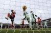 Luton Town's Elijah Adebayo scores his sides second goal during the English Premier League soccer match between Luton Town and Chelsea, at Kenilworth Road, in Luton, England, Saturday, Dec. 30, 2023. (AP Photo/Alastair Grant)