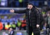 Birmingham City manager Wayne Rooney gestures on the touchline during the English Football League Championship soccer match between Leeds United and Birmingham City, at Elland Road, in Leeds, England, Monday, Jan. 1, 2024. (Danny Lawson/PA via AP)