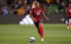 Canadian Ashley Lawrence is a finalist for the FIFA FIFPro World 11 all-star team, as voted on by 28,000 professional players from around the world.&nbsp;Lawrence runs with the ball during Group B soccer action against Australia at the FIFA Women's World Cup in Melbourne, Australia, Monday, July 31, 2023. THE CANADIAN PRESS/Scott Barbour