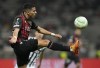 FILE - Nice's Youcef Atal in action during the Conference League Group D soccer match between Nice and Partizan at Allianz Riviera stadium in Nice, France, Thursday, Oct. 27, 2022. Atal was given an eight-month suspended prison sentence and fined 45,000 euros ($49,000) on Wednesday, Jan. 3, 2024, for sharing an antisemitic message online. (AP Photo/Daniel Cole, File)