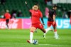 Julia Grosso helped Juventus lift the Italian women's Super Cup on Sunday with a 2-1 victory over Roma and fellow Canadian international Evelyne Viens.&nbsp;Grosso, in Canada regalia, warms up before the Canada vs. Ireland Group B match at the FIFA Women's World Cup in Perth, Australia, Wednesday, July 26, 2023. THE CANADIAN PRESS/James Worsfold